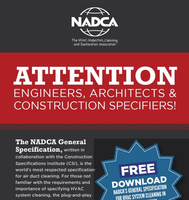 nadca general specification