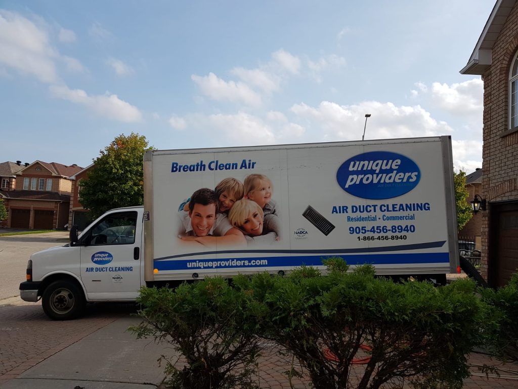 Unique Providers team and truck