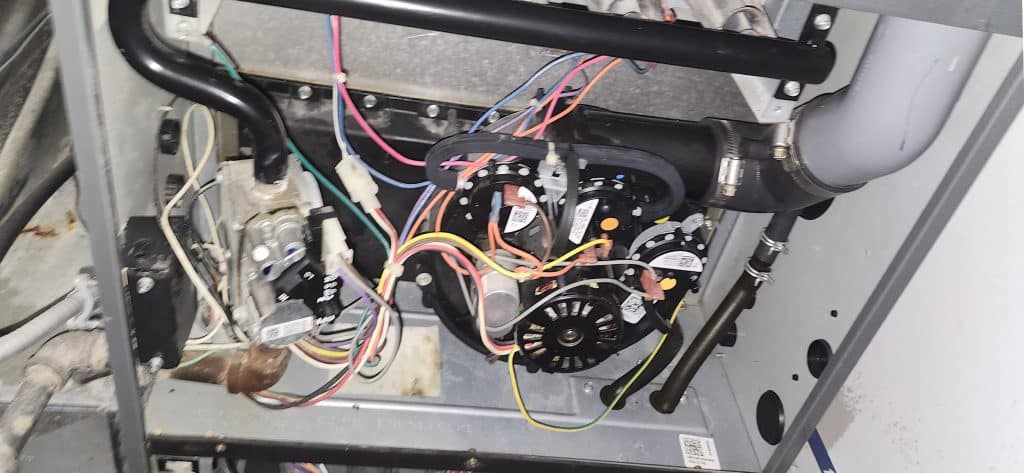 Furnace blower cleaning