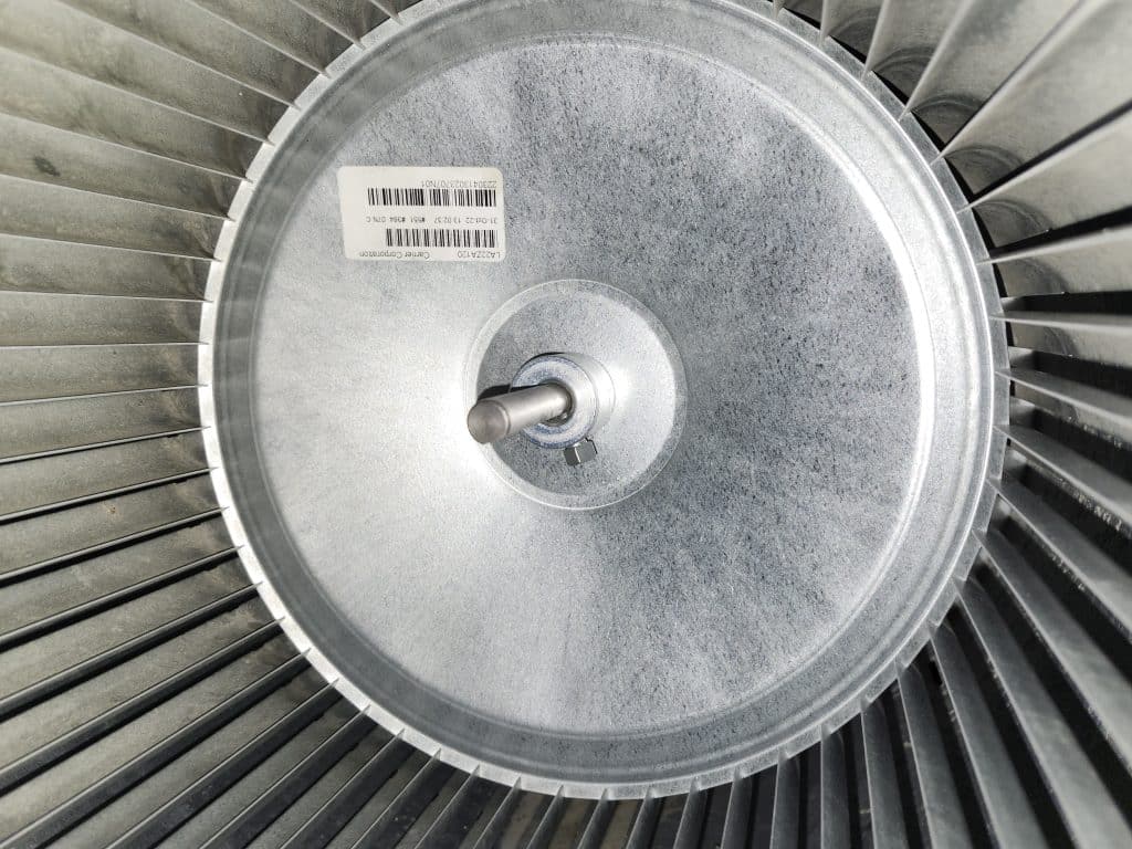 Furnace blower cleaning