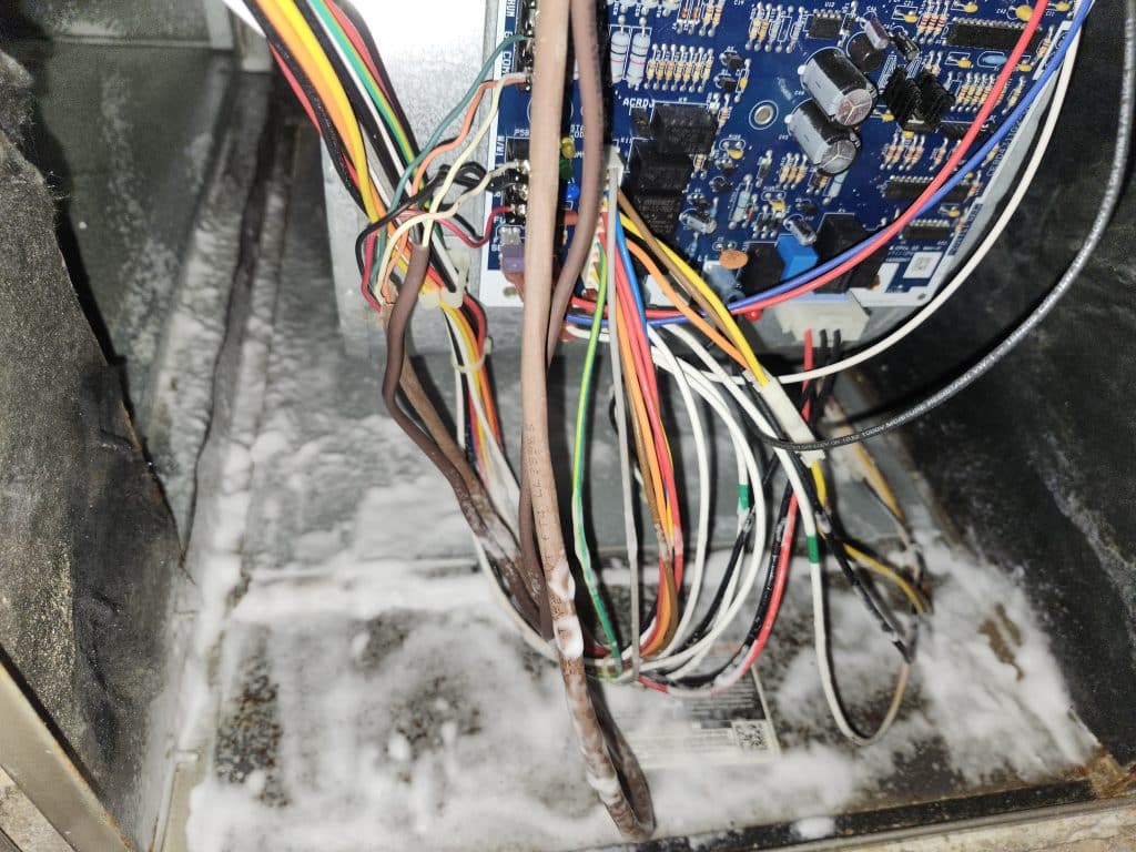 Furnace blower cleaning