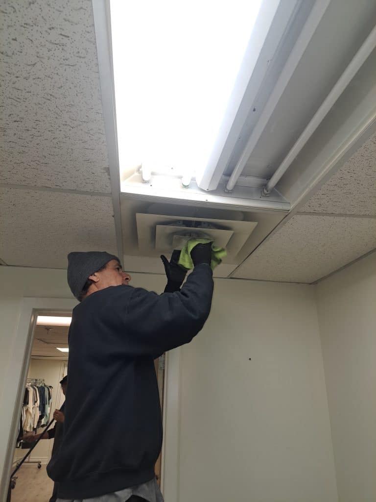 Commercial and industrial duct cleaning