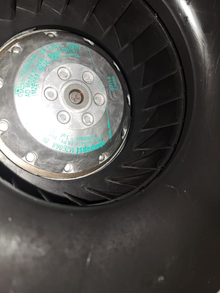 Furnace blower cleaning