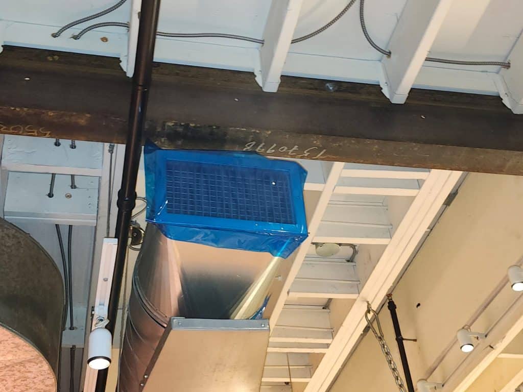 Commercial and industrial duct cleaning
