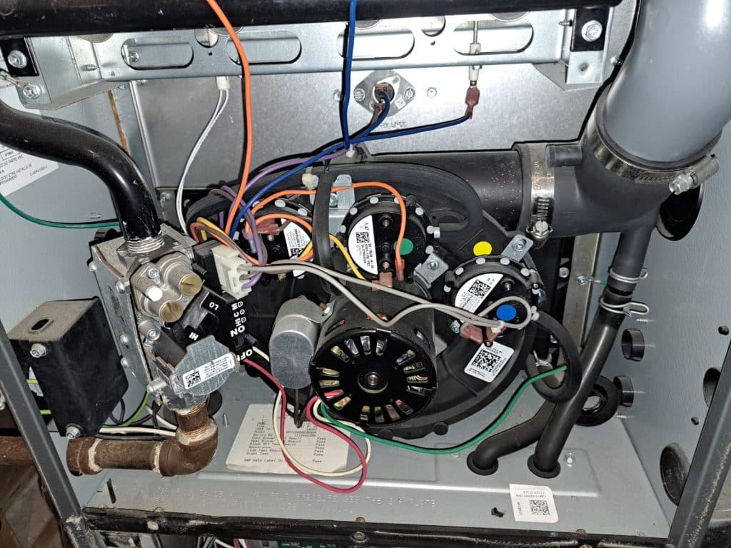 Furnace blower cleaning