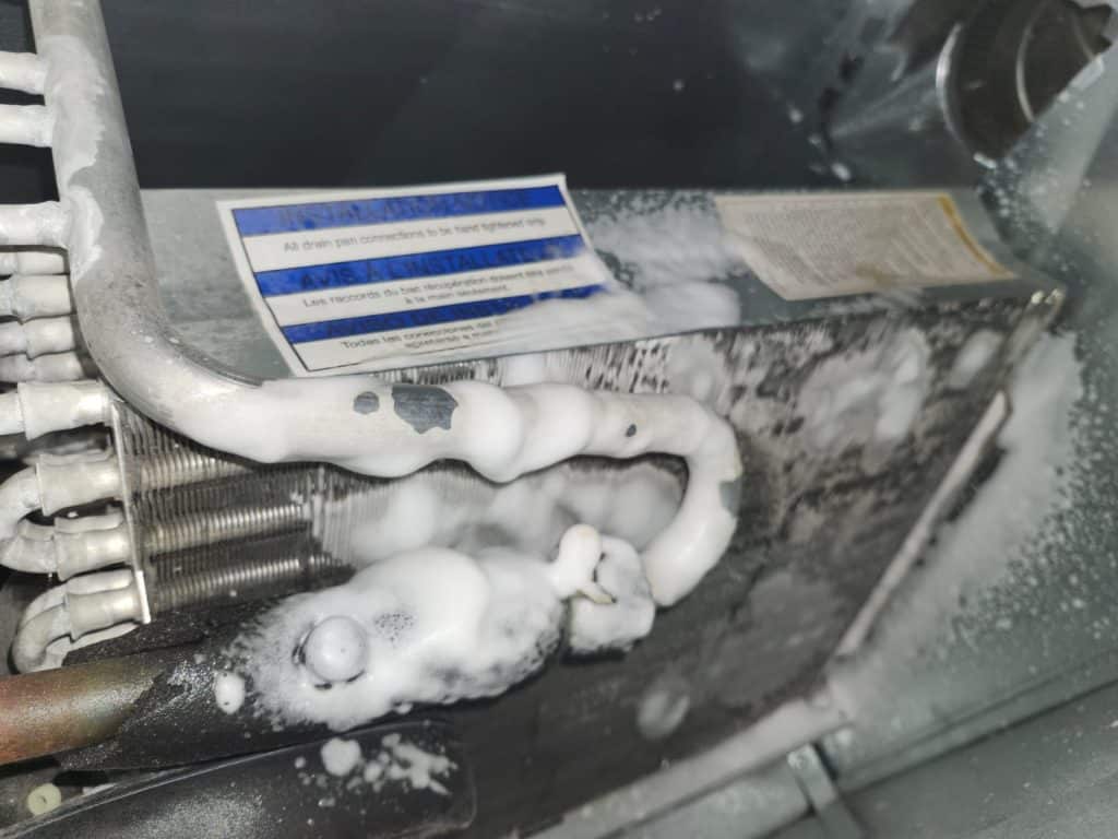 AC coil cleaning
