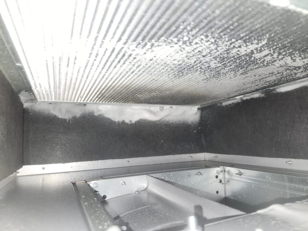 AC coil cleaning