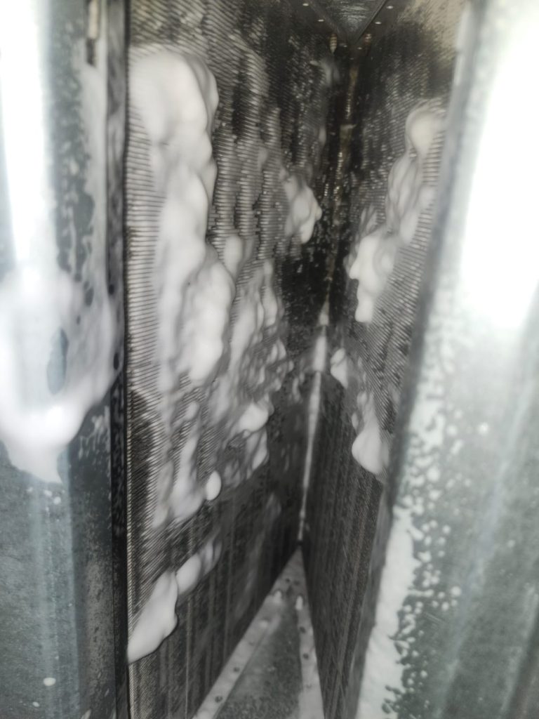 AC coil cleaning
