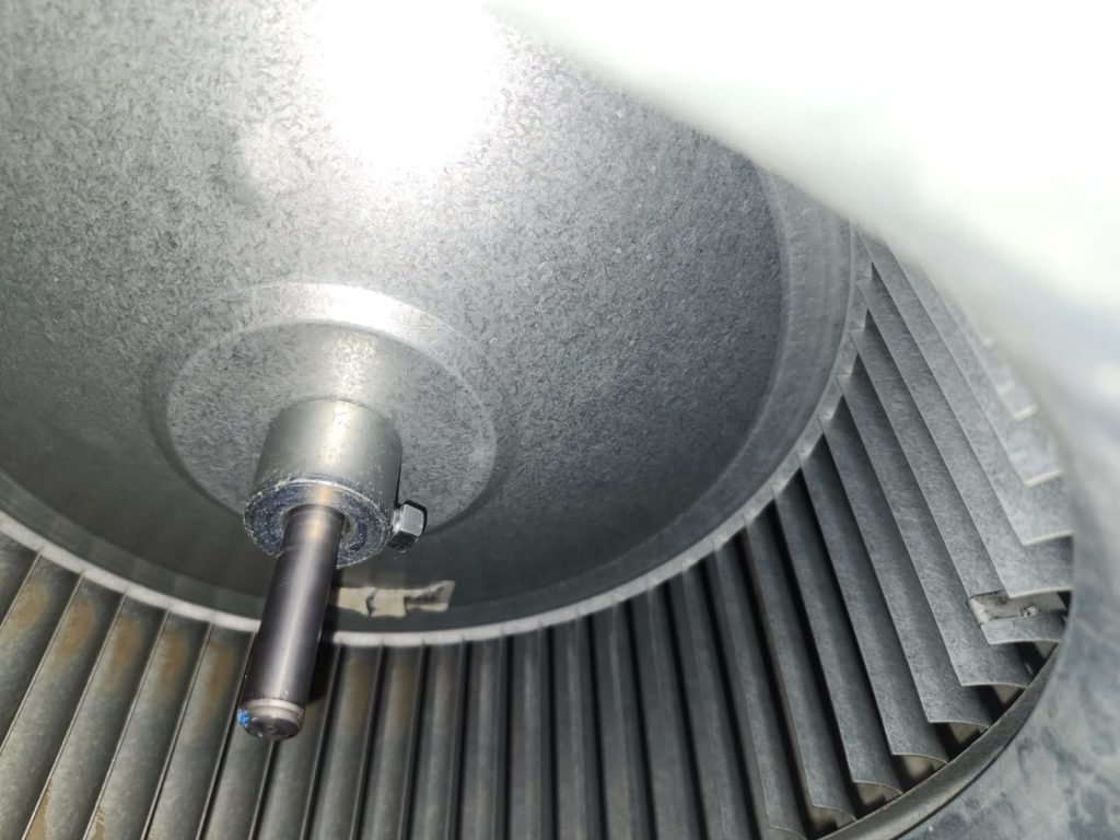Furnace blower cleaning