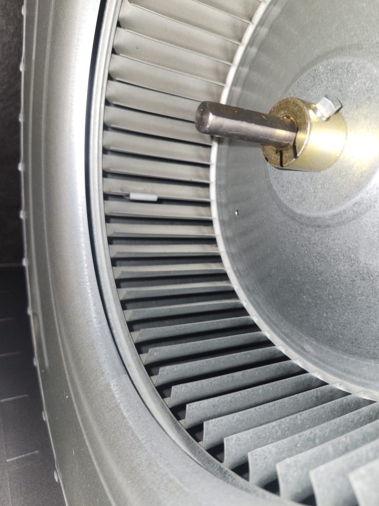 Furnace blower cleaning