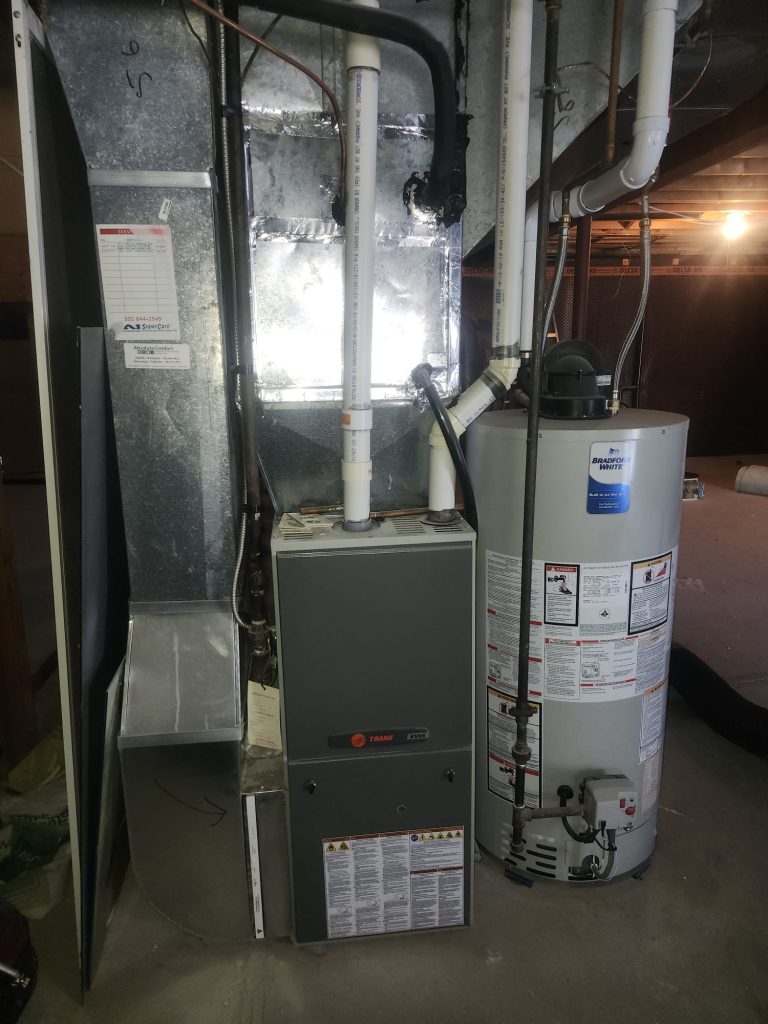 Furnace blower cleaning